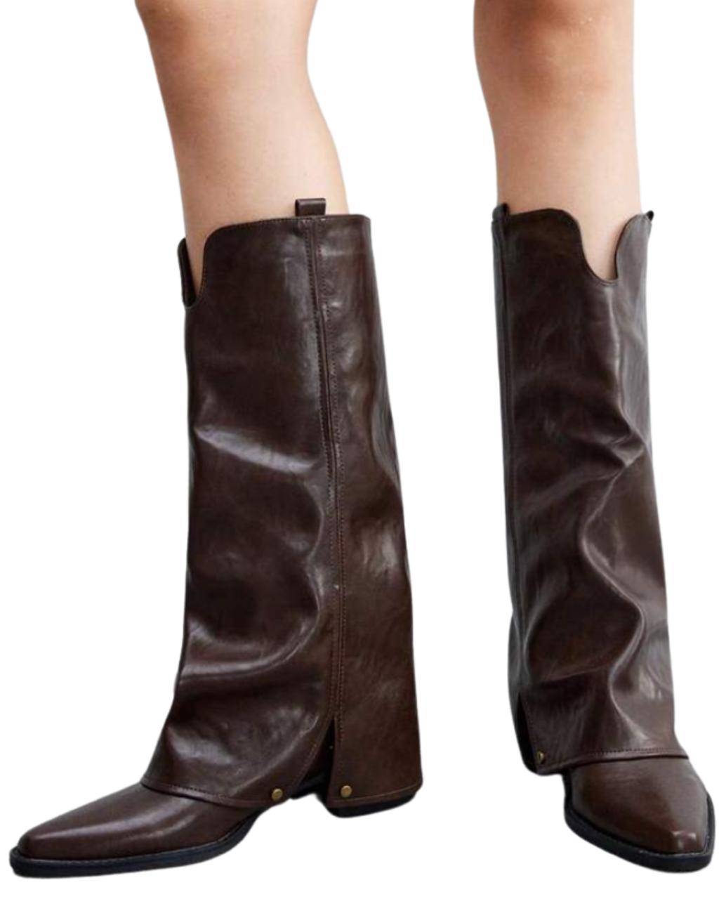Knee-High Zip Boots