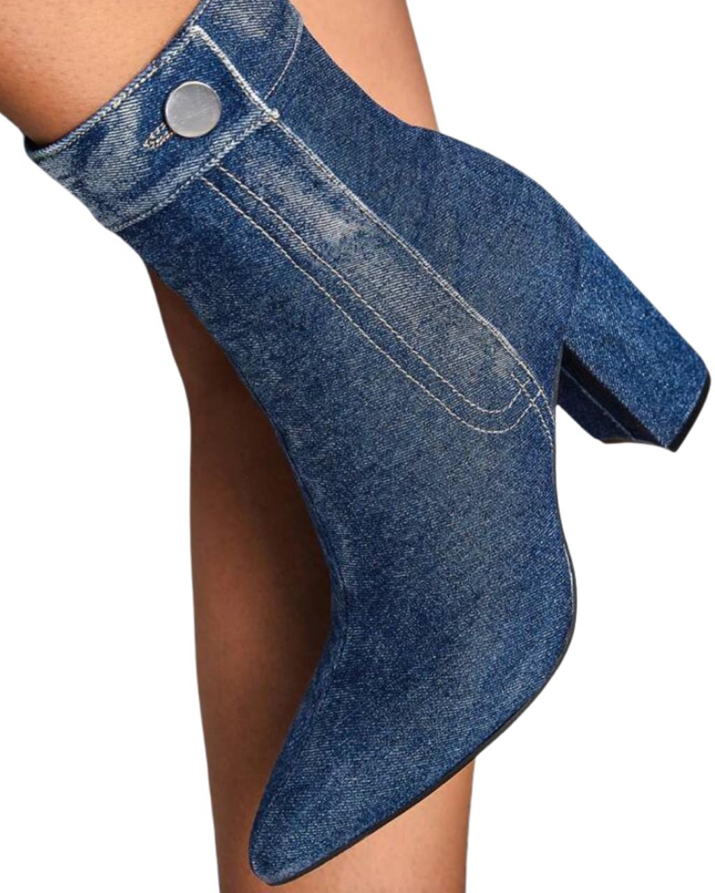 Casual Fashionable Comfortable Chunky Heel Women Ankle Boots