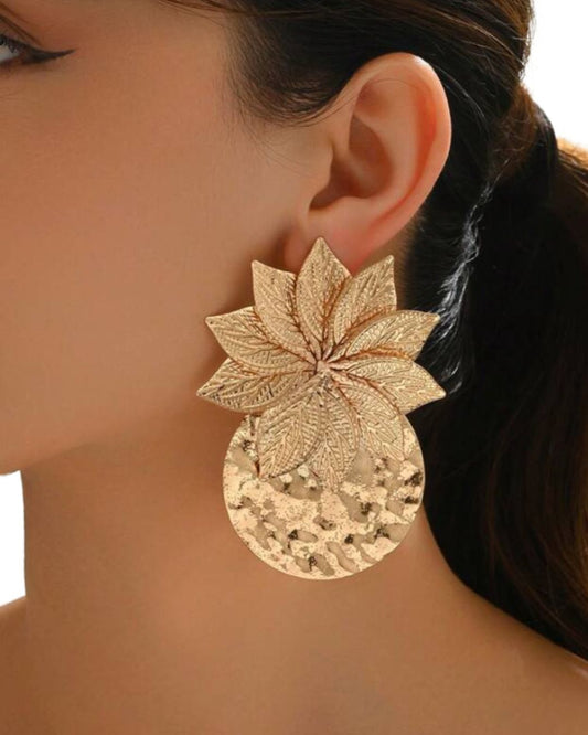 1 Pair New Creative Versatile Summer Flower Earrings