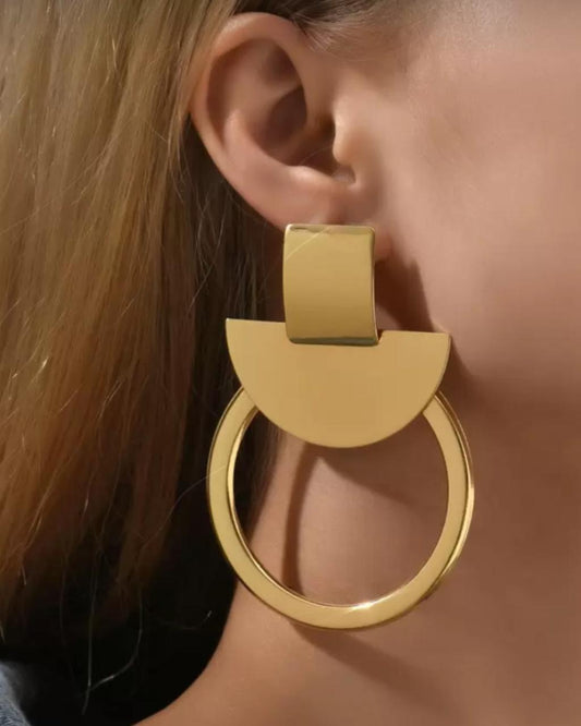 Geometric Drop Earrings