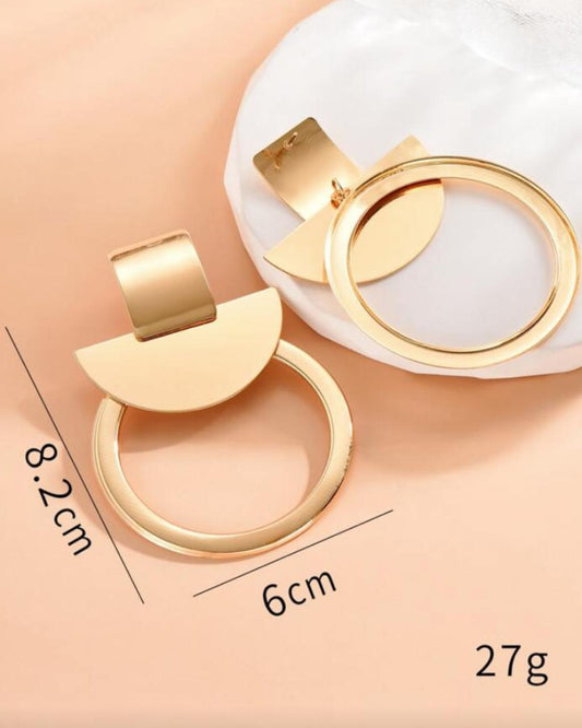 Geometric Drop Earrings