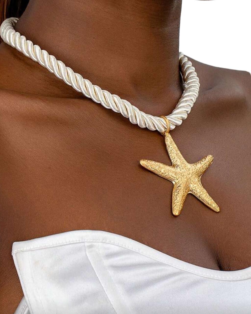 1pc Summer Beach Starfish Necklace