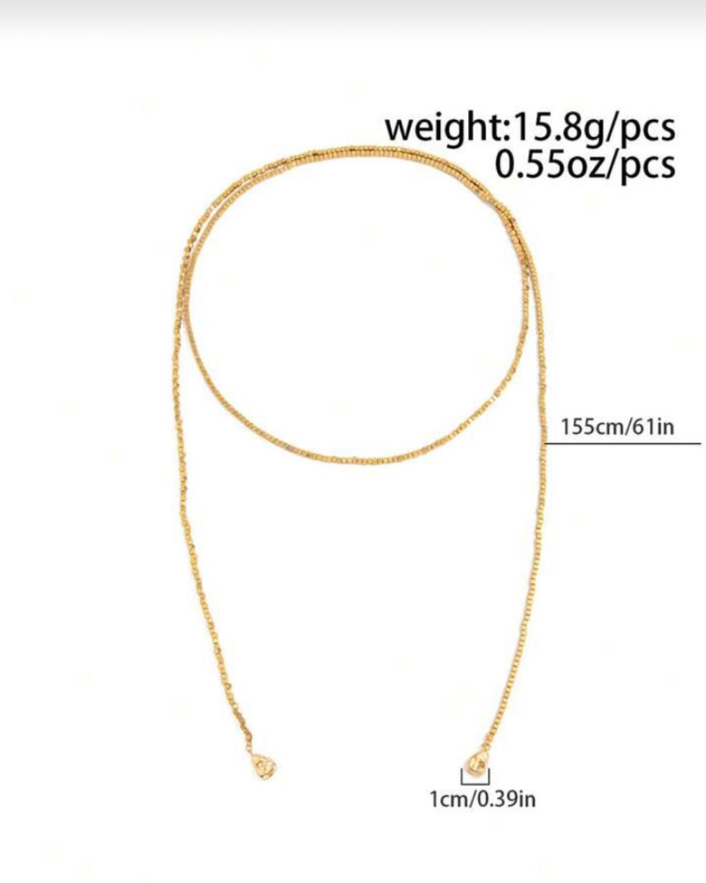 1pc Hiphop Irregular Bead Necklace