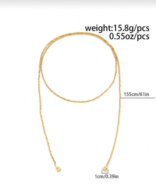 1pc Hiphop Irregular Bead Necklace