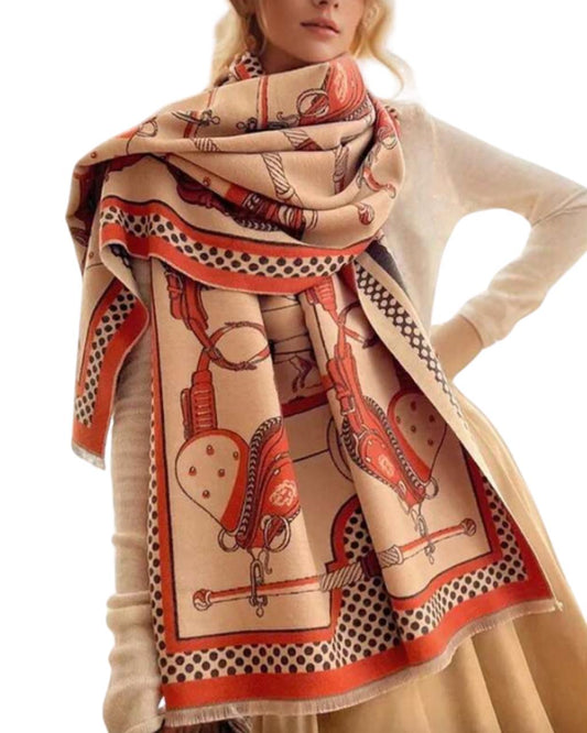 1pc Women's Color Long Scarf