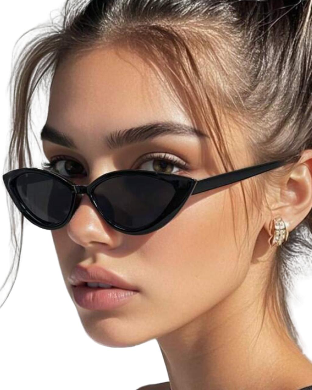 Black Cat Eye Shape Glasses