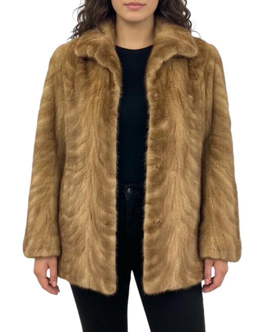 Minimal Mink Jacket