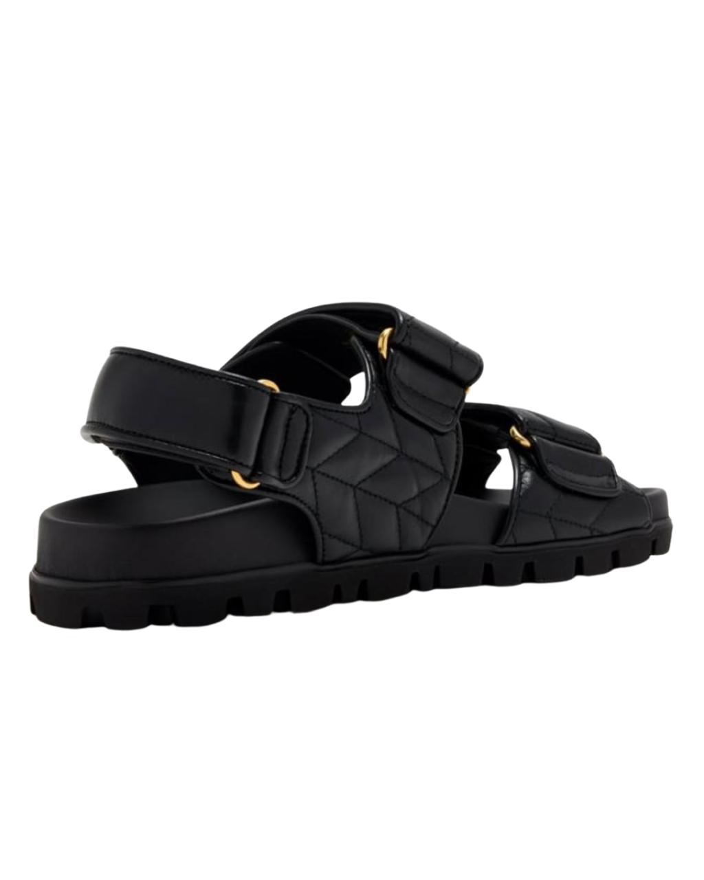 MIU MIU Sporty Matelassé Sandals