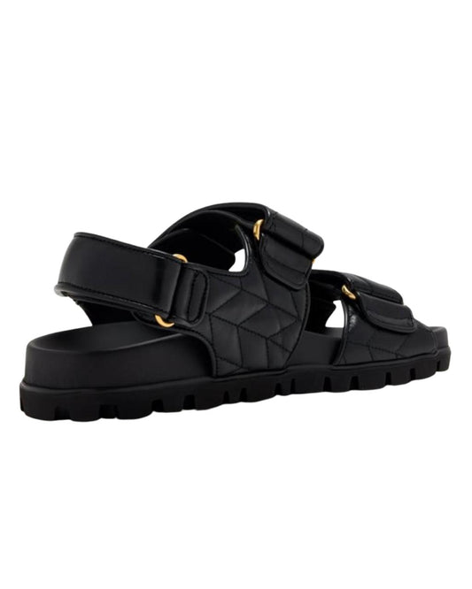 MIU MIU Sporty Matelassé Sandals