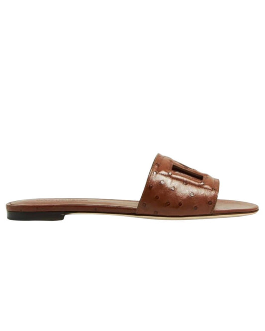 Dolce & Gabbana DG Logo Flat Sandals