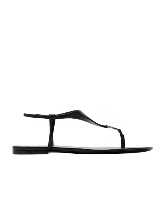 Saint Laurent Cassandra Flat Sandals