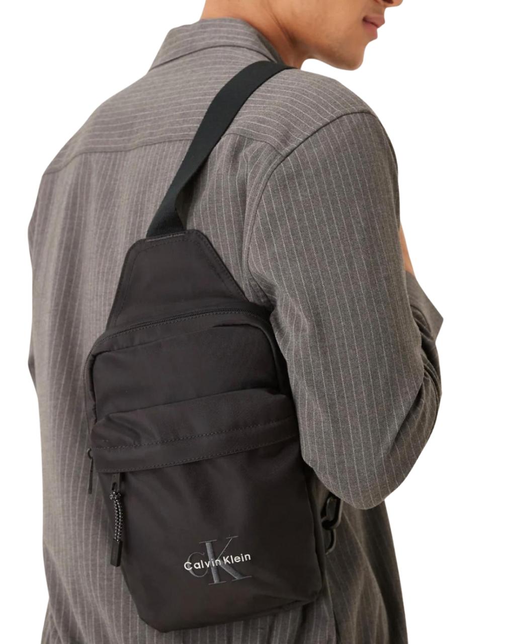 Calvin Klein Bold Sling Bag In Black