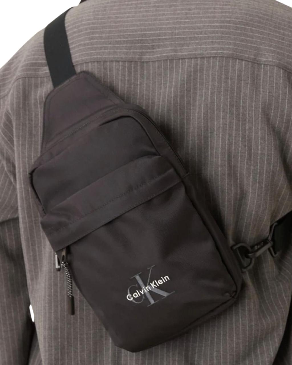 Calvin Klein Bold Sling Bag In Black