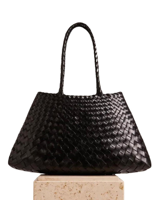 Dragon Diffusion Santa Croce Small Woven Leather Bag