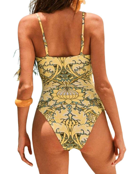Elegant Women's Floral Swimsuit