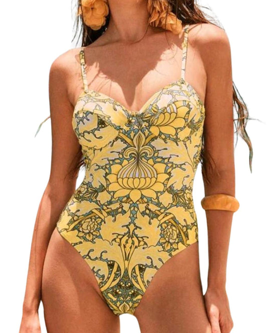 Elegant Women's Floral Swimsuit