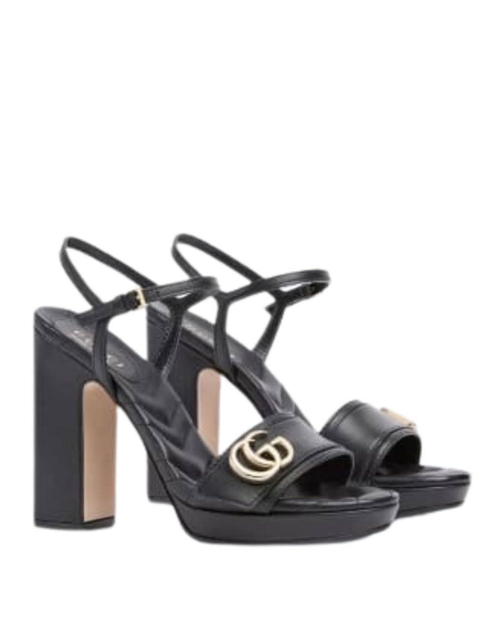 Gucci GG 115 Platform Sandals in Leather