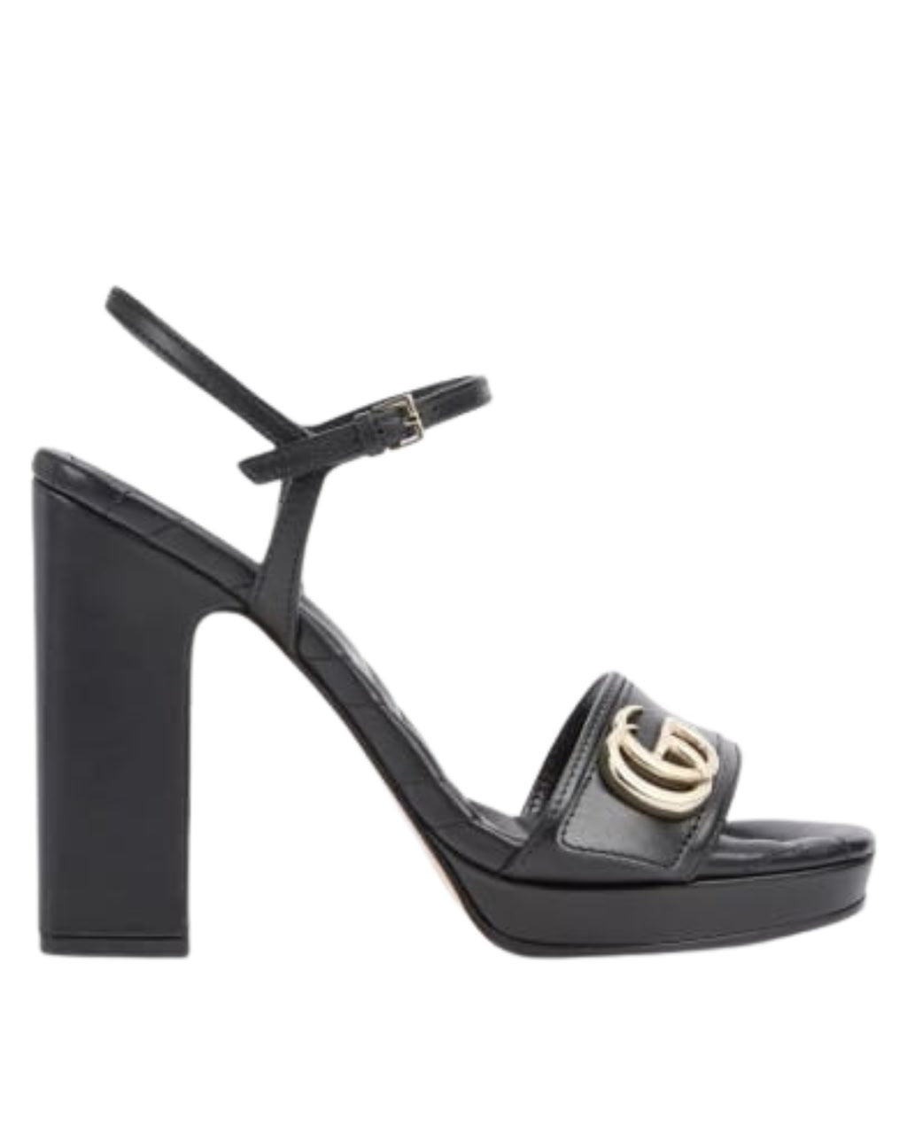 Gucci GG 115 Platform Sandals in Leather