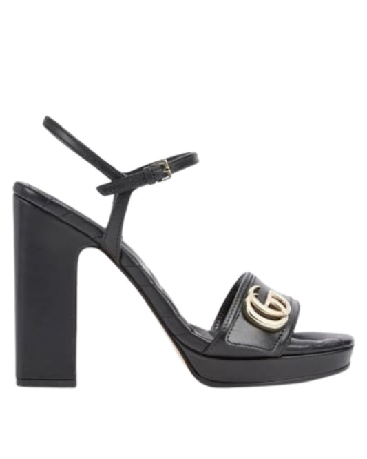 Gucci GG 115 Platform Sandals in Leather