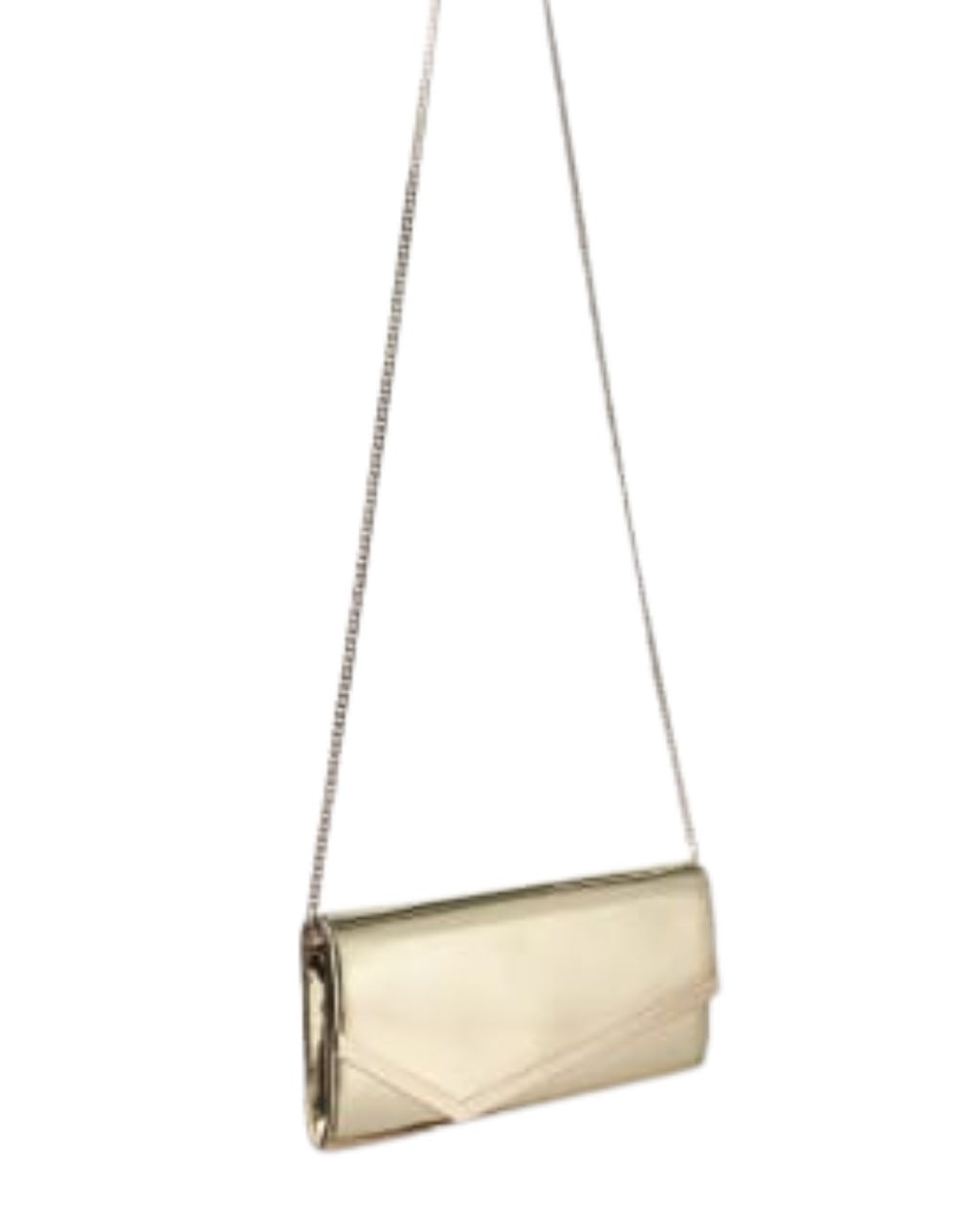 JIMMY CHOO Emmie Clutch in Metallic Leather