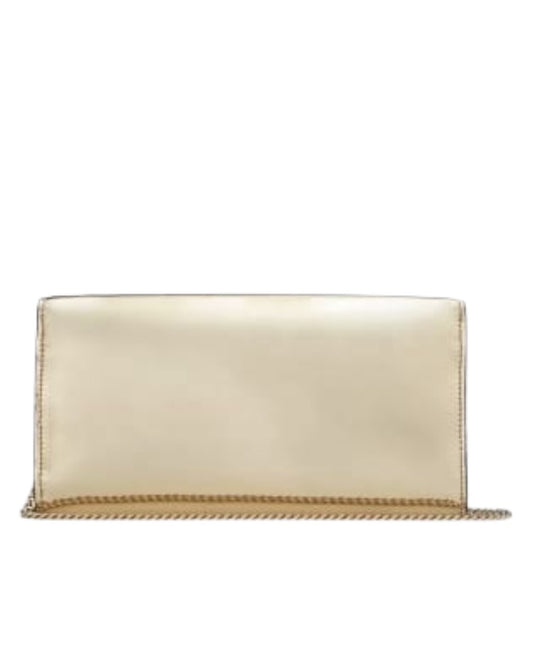 JIMMY CHOO Emmie Clutch in Metallic Leather