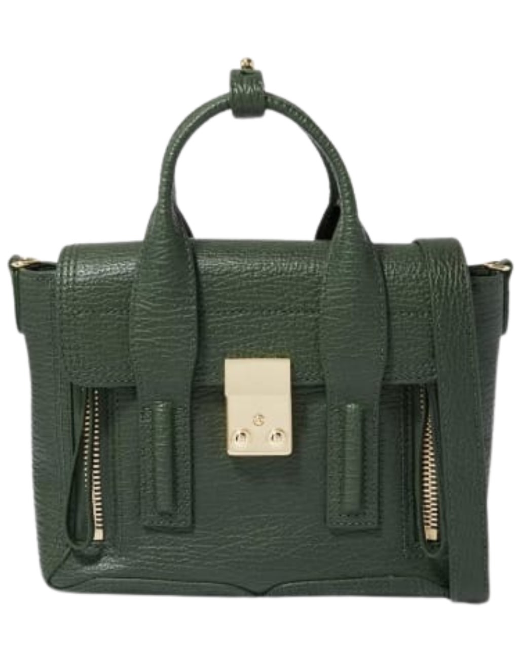 3.1 PHILLIP LIM Pashli Mini Satchel Bag in Shark Embossed Leather