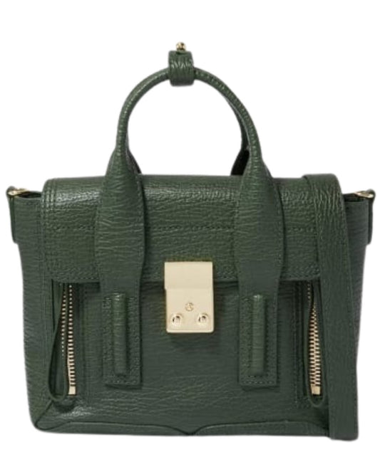 3.1 PHILLIP LIM Pashli Mini Satchel Bag in Shark Embossed Leather