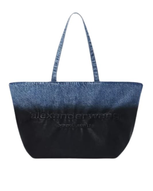 Alexander Wang Medium Punch Tote Bag in Denim