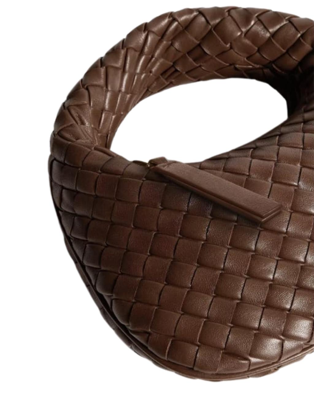 Bottega Veneta Baby Veneta Top-handle Bag in Intrecciato Leather
