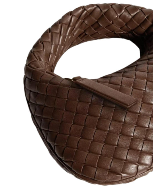 Bottega Veneta Baby Veneta Top-handle Bag in Intrecciato Leather