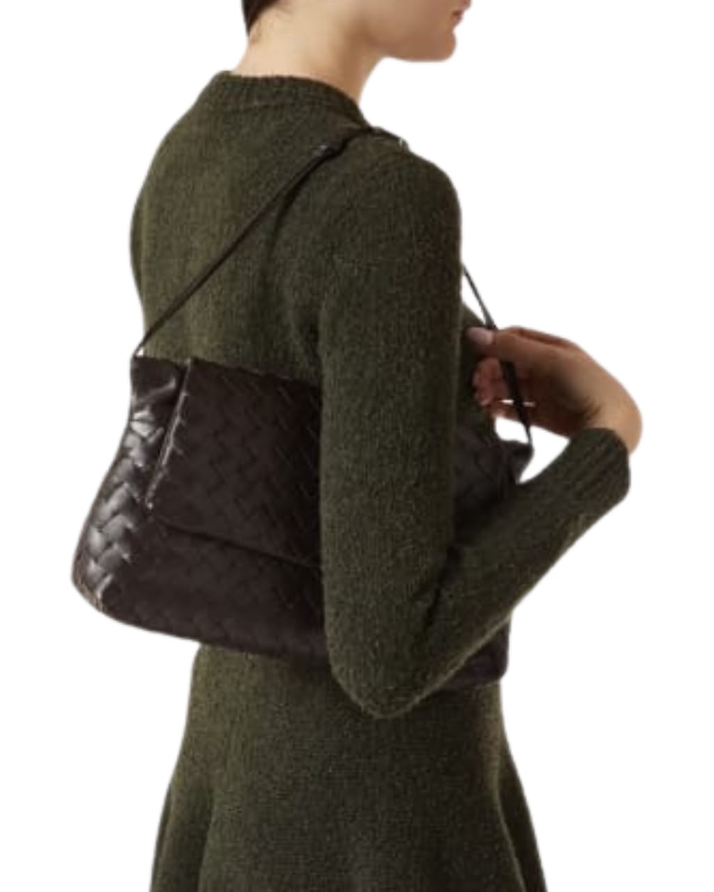 Bottega Veneta Baby Veneta Top-handle Bag in Intrecciato Leather