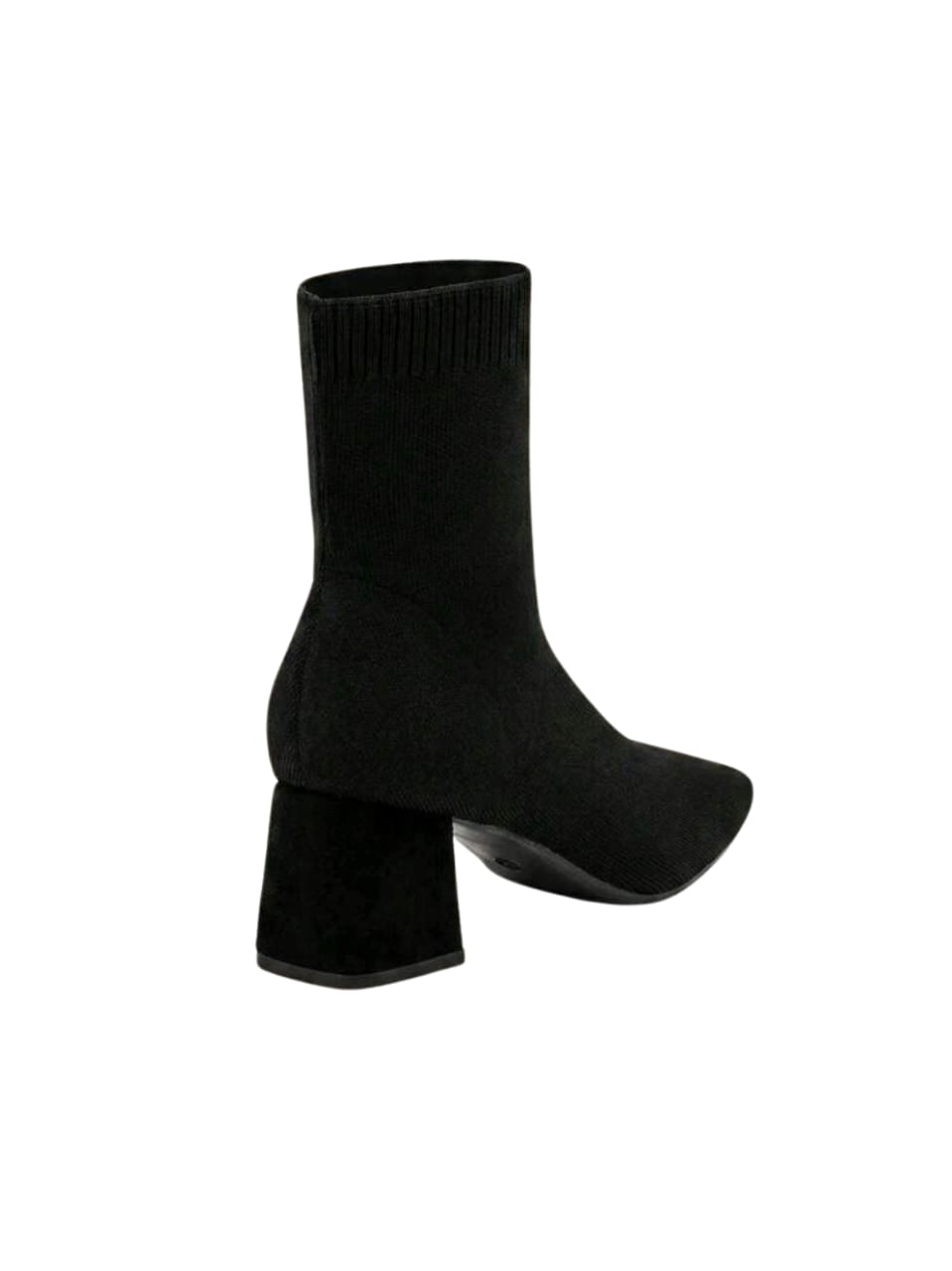 Women's Elegant Black Sock Boots