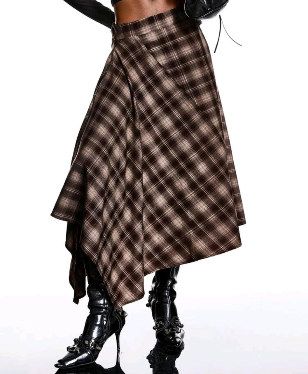 Women's Wrap Asymmetrical Hen Skirt