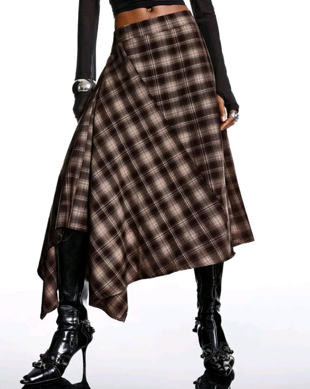 Women's Wrap Asymmetrical Hen Skirt
