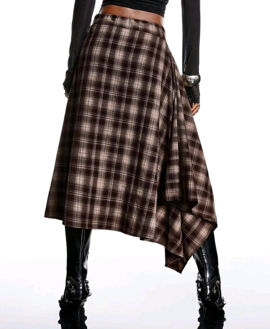 Women's Wrap Asymmetrical Hen Skirt