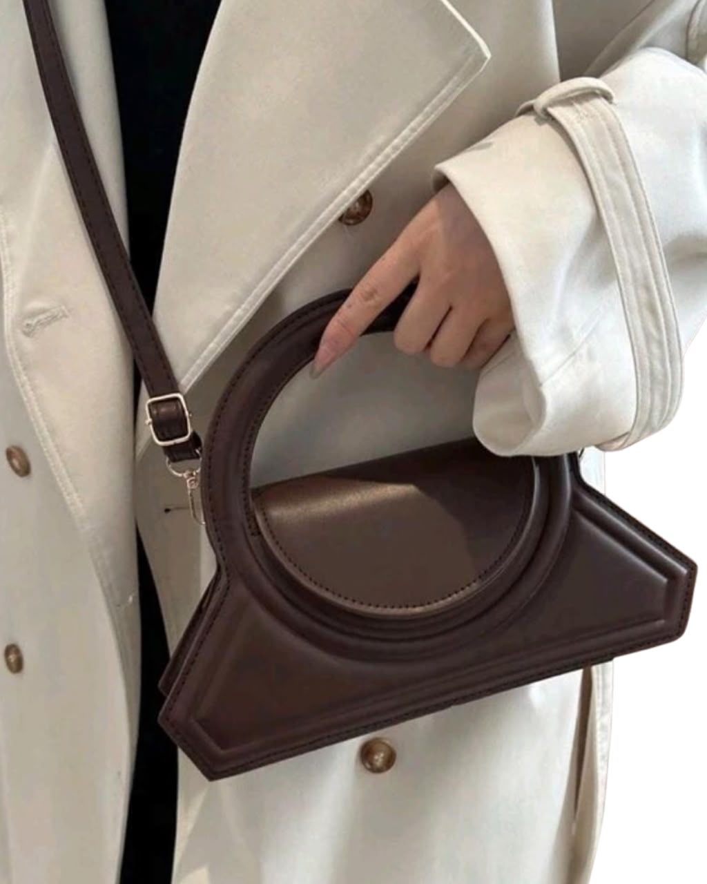 Round Minimalist Crossbody Bag