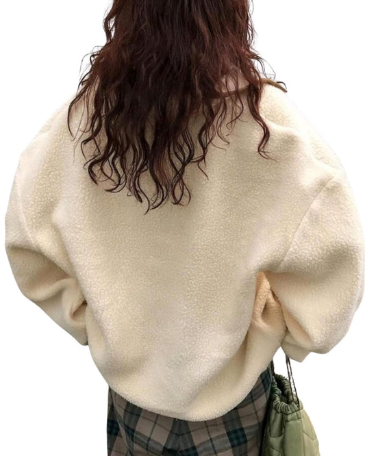 Women's Oversized Turtleneck Sweatshirt