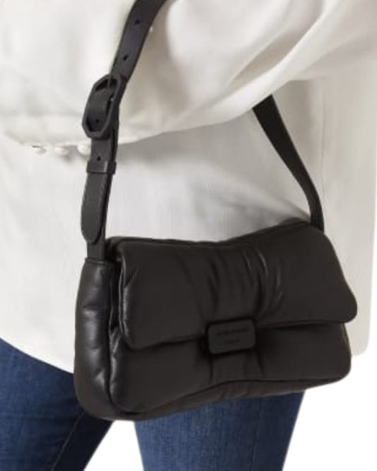 Emporio Armani Puffy M Shoulder Bag in Nappa Leather
