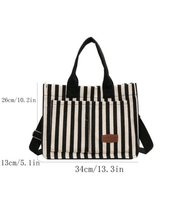 Stipped Brand New Tote Bag
