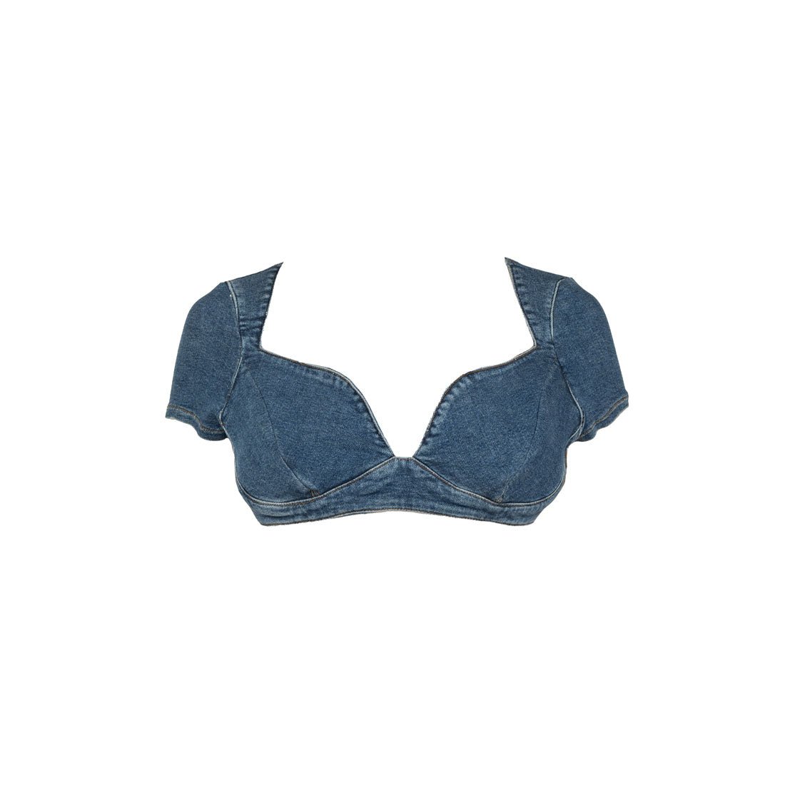 Asos Jeans Crop Top