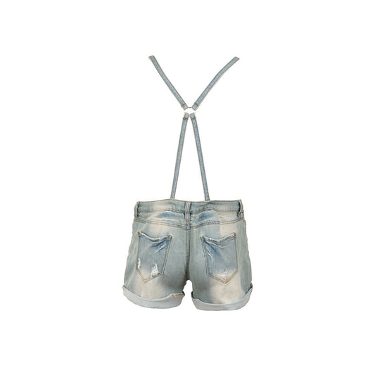 Bebe Denim Jumpsuit - mymadstore.com