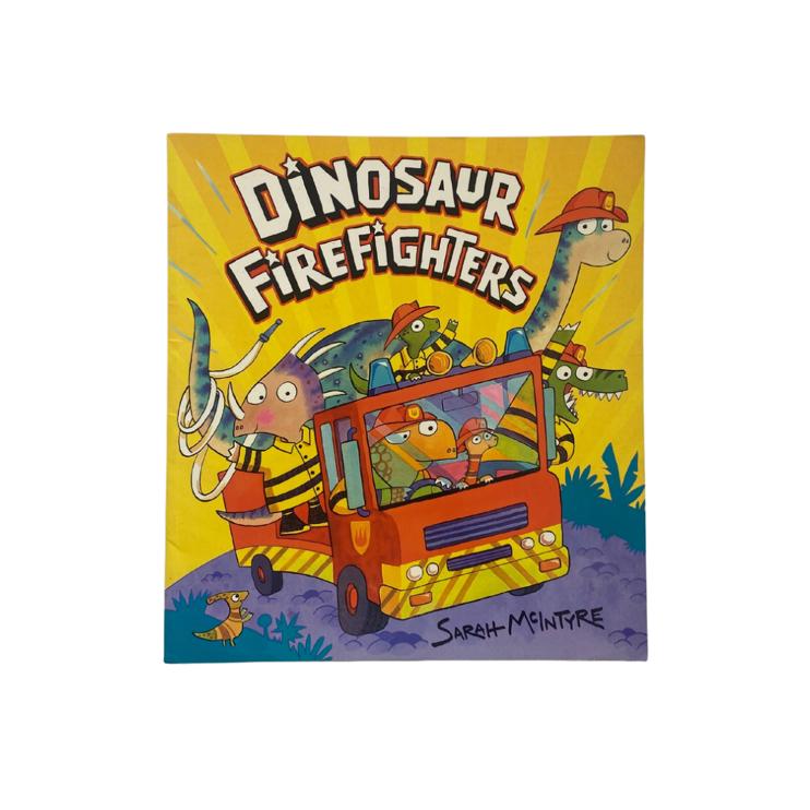 Dinosaur Fire Fighter Book - mymadstore.com
