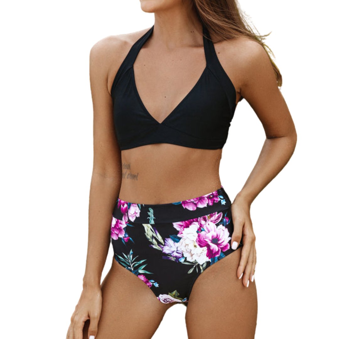 Halter Neck Bikini Set - mymadstore.com