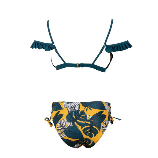 Leaf Print Bikini Set Brand New Swimwear - mymadstore.com