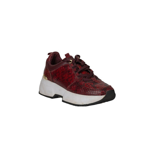 Michael Kors Cosmo Snake-Embossed Leather Trainer Shoes - mymadstore.com