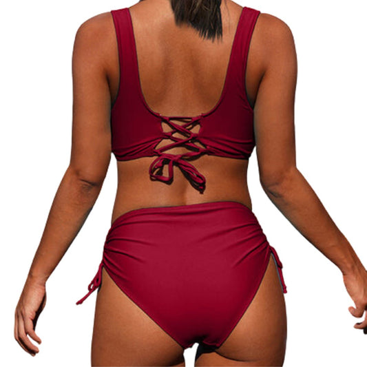 Red Brand New Bikini Set - mymadstore.com