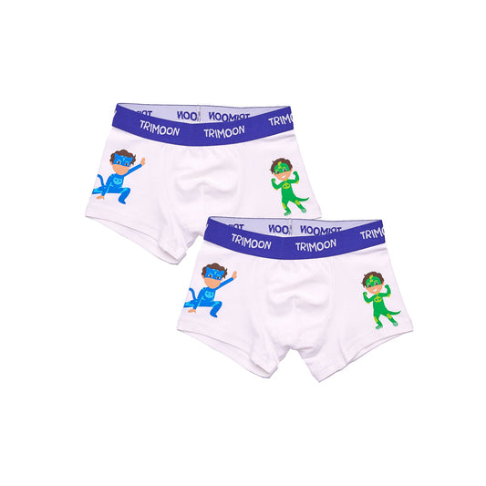 Trimoon Pack of 2 Brand New Boxers For Boys - PJ Theo Howdi Moon - mymadstore.com