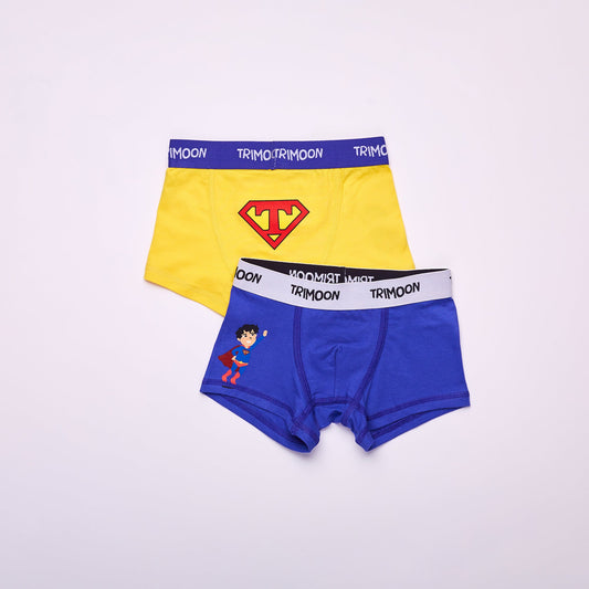 Trimoon Pack of 2 Brand New Boxers For Boys - Super T - mymadstore.com