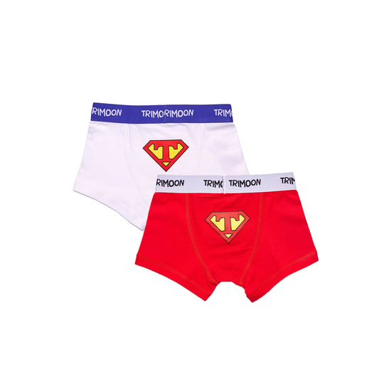 Trimoon Pack of 2 Brand New Boxers For Boys - Super T - mymadstore.com