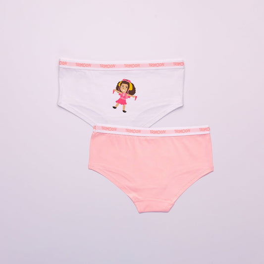 Trimoon Pack of 2 Brand New Hipsters For Girls - Lila Flies - mymadstore.com
